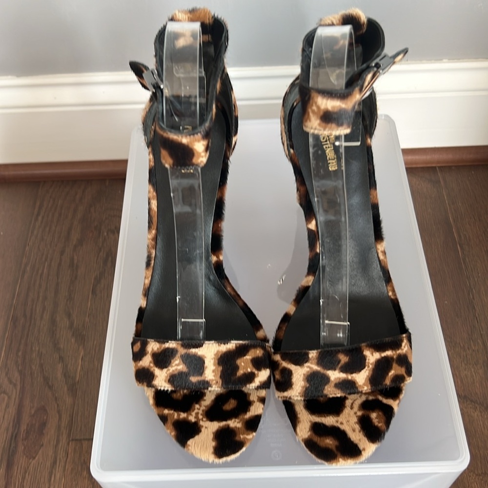 Diane von Furstenberg Calf Hair Animal Print Heels - Picture 5 of 11